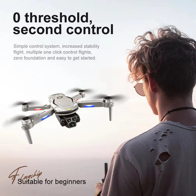 XIAOMI V888 Drone 4K GPS Triple Camera Professional Obstacle Avoidance Optical Flow Positioning Brushless Upgraded Quadcopter RC