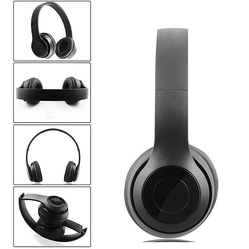 P47 Wireless Gaming Headphone Noise Cancelling Bluetooth-Compatible 5.0 Game Headset Card Mp3 Player Built-in Mic for Smartphone