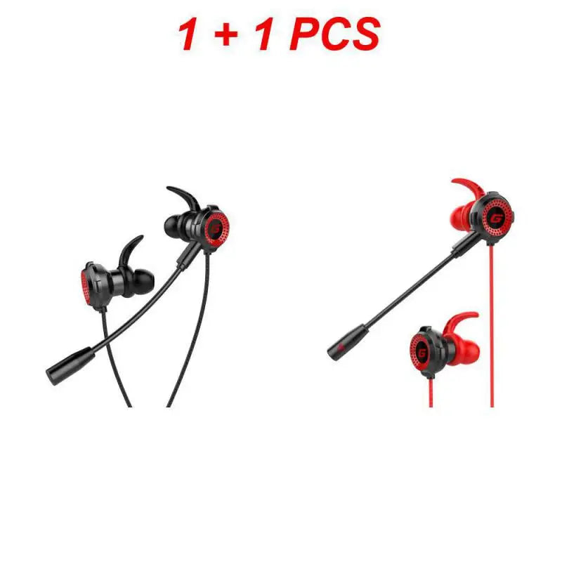 Gamer Headphones Wired Earphone Gaming Earbuds With Mic For Pubg PS4 CSGO Casque Phone Tablet Laptop Universal Game