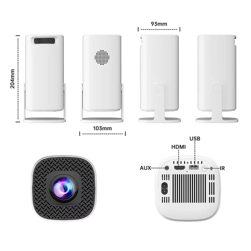 Salange P30 Max Game Projector Mini FreeStyle Home Theater for Xiaomi IOS Android Phone Native 720P Outdoor 1080P 4K Supported