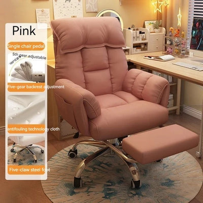 Lazy sofa Computer Chair Esports Live Broadcast Gaming Chair Study Nap Chair Office Reclining Floor Chair Bedroom Dressing Chair