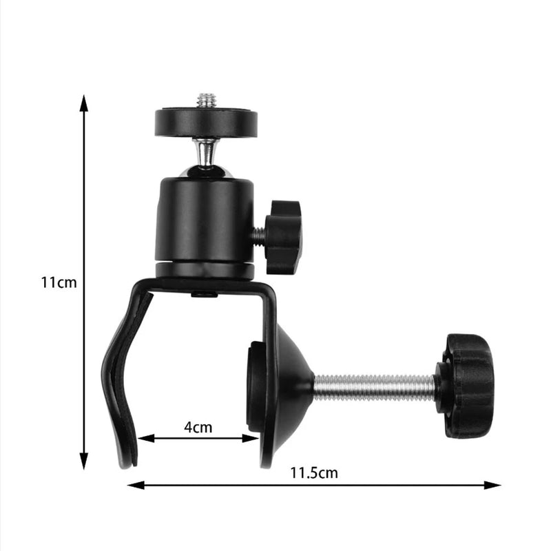 Desk Mount Stand DSLR Camera C Clamp Light Stand Universal Aluminum Desktop C Type Action Camera Phone Clamp