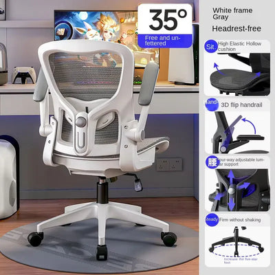 UVR Gaming Computer Chair Ergonomic Design Armchair Furniture Lift Adjustable Recliner Comfortable Mesh Staff Office Chair