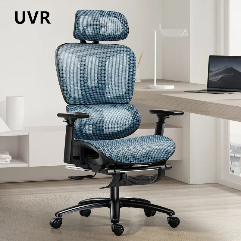 UVR Mesh Office Chair Ergonomic Design Sitting Comfort Reclining Old Bench with Footrest Gaming Computer Chair Furniture