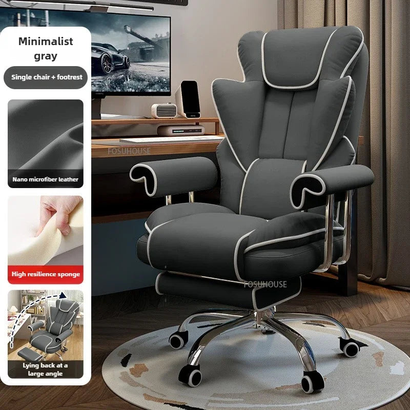 Modern Light Luxury Gaming Chair Comfortable Long-term Sitting Computer Chair Home Study Gamer Chairs Ergonomic Office Chair