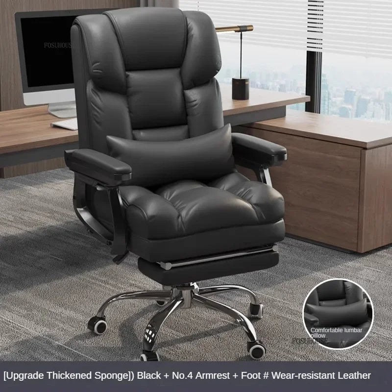 Comfortable Long-term Sitting Office Chairs Reclining Sofa Seat Office Boss Chair Home Dormitory Gaming Chair Office Furniture B