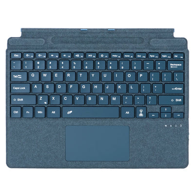 Bluetooth-Compatible Ultra-Slim Keyboard with Touchpad Portable Magnetic Keyboard for Microsoft Surface Pro 8/9/X/10/11