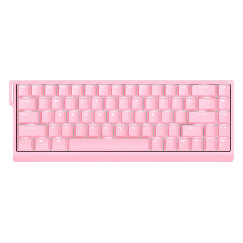 HE65 Wired Gaming Mechanical Keyboard 68 Keys RGB Backlit Gamer Keyboards Hot Swappable keyboard for ESports Office