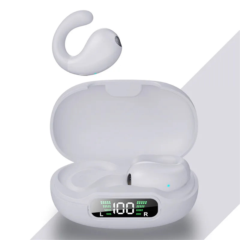 Wireless Headphones Earring Bluetooth Sports Earphones Ear Clip Touch Control TWS Earbuds Gaming Headset PK Ambie Sound Earcuffs