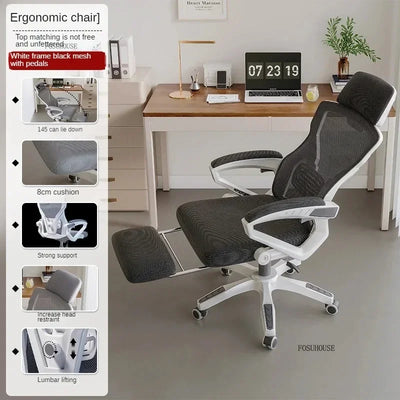 Nordic Minimalist Computer Chair Home Bedroom Gaming Chair Sedentary Comfort Office Ergonomic Office Chairs Backrest Armchair