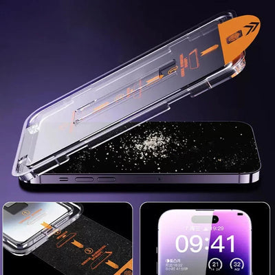 Premium Tempered Glass For iPhone 16 15 Pro Max Dust Free Screen Protector for iPhone 16 Plus 16 Pro Max Easy Installation Glass