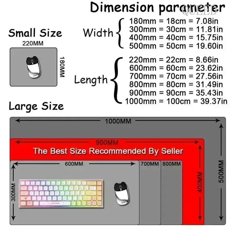 Custom XXL Mouse Pad Extra Large 350x600mm Diy Gaming Keyboard Pads Cute Anime Laptop Carpet Mat Desk mat Lock Edge Mousepad Xxl