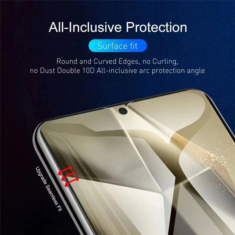 2-4Pcs Stuks Hydrogel Film Voor Samsung Galaxy S24 S23 S22 S21 S20 Ultra Plus FE Screen Protector Samsung Note 20 10 9 8 Plus