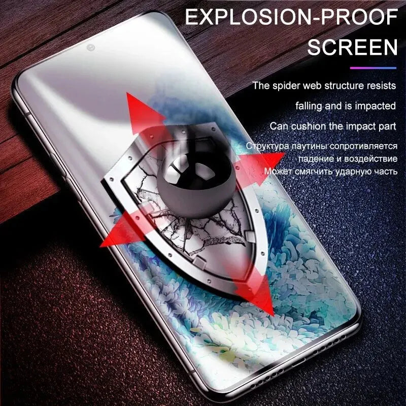 4Pcs Hydrogel Film Full Cover For Samsung Galaxy S23 S10 S20 S21 S22 S24 Ultra Plus FE A14 A23 A34 A54 Screen Protector Film