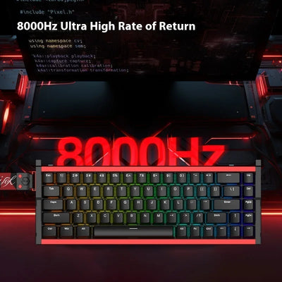 Irok MG68 Max Keyboard Magnetic Switch Hot Swap Rgb 8k Gamer Mechanical Keyboard Pc E-Sports Gaming Accessories Customized Gift