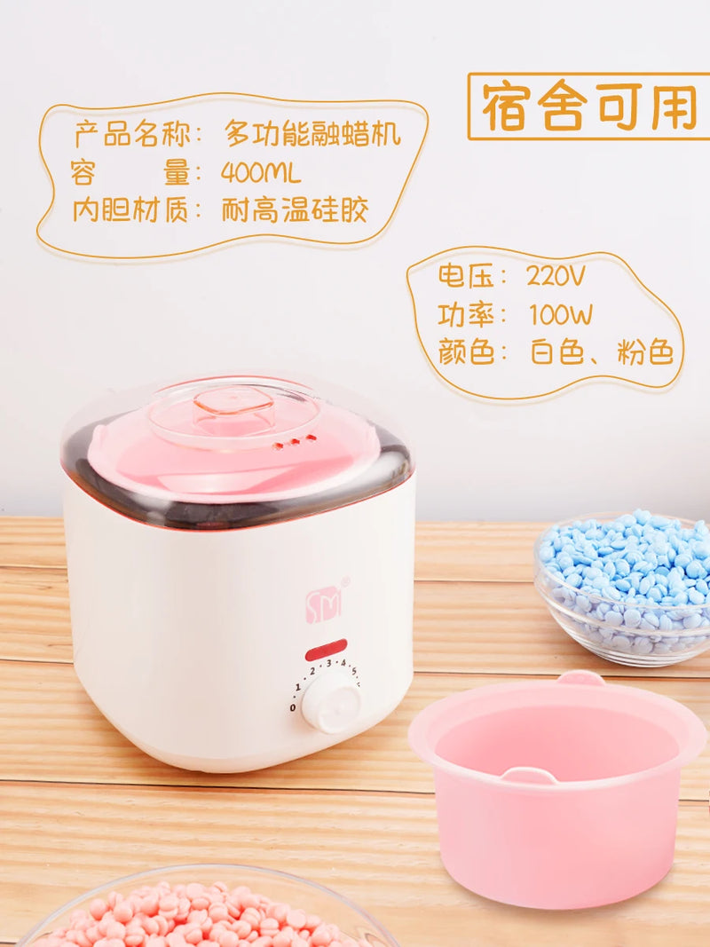 220V Multi-Functional Wax Heater with Non-Stick Pot for Hair Removal and Aromatic Candle Making