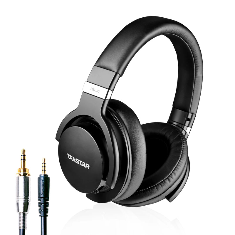 Takstar PRO82 / pro 82 Professional Monitor Headphones HIFI Headset for Stereo PC Recording and Game,Bass Adjustable