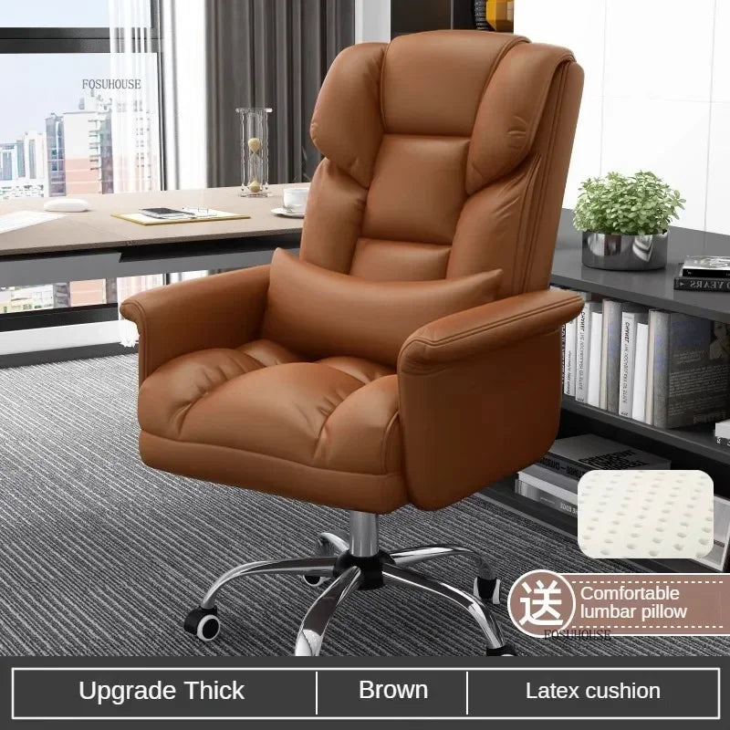 Comfortable Long-term Sitting Office Chairs Reclining Sofa Seat Office Boss Chair Home Dormitory Gaming Chair Office Furniture B