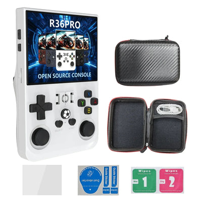 R36PRO Retro Handheld Game Console 3.5 Inch IPS Screen Dual Joystick Video Player Emulators for PS1/PSP/N64/MAME Pocket Games