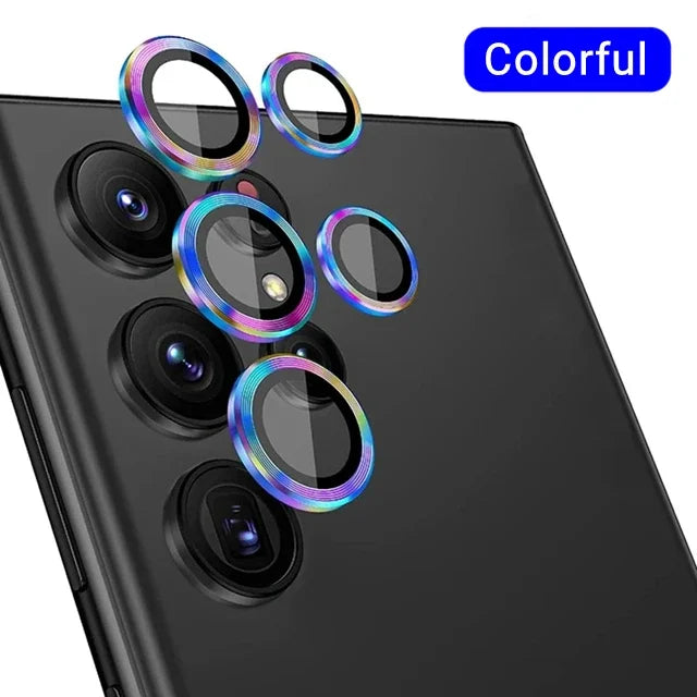 Rear Camera Protector Ring Case For Samsung Galaxy A55 A54 A35 A34 A25 A15 A14 5G Back Tempered Glass Lens Cover