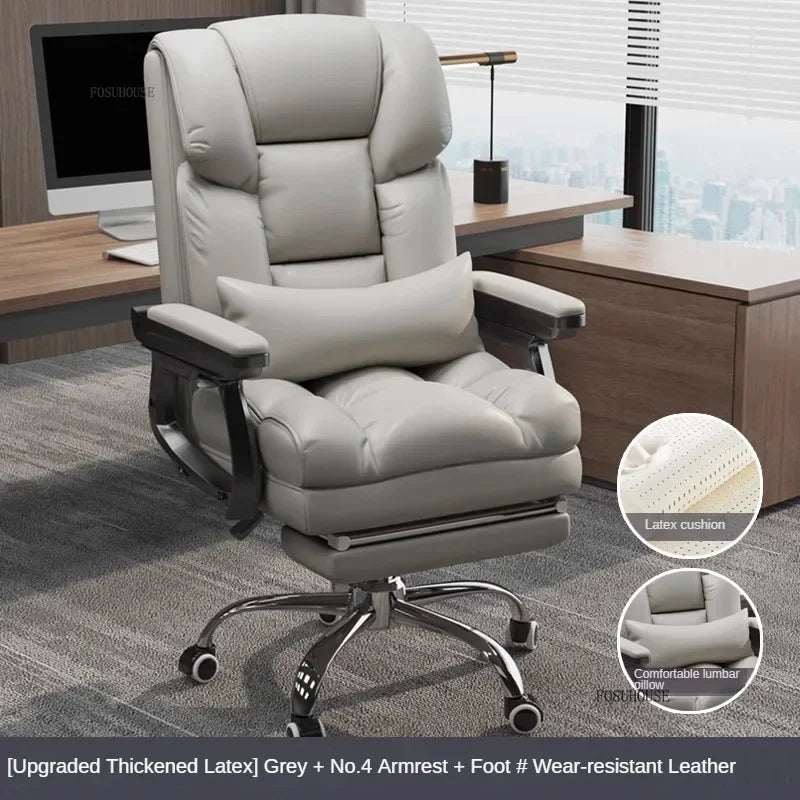 Comfortable Long-term Sitting Office Chairs Reclining Sofa Seat Office Boss Chair Home Dormitory Gaming Chair Office Furniture B