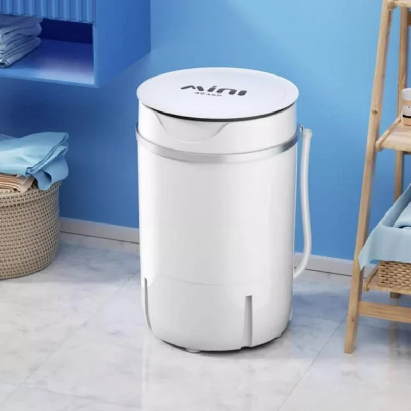 220V Household Mini Small Washing Machine Underwear Washing and Removing All-in-one Portable Washing Machine