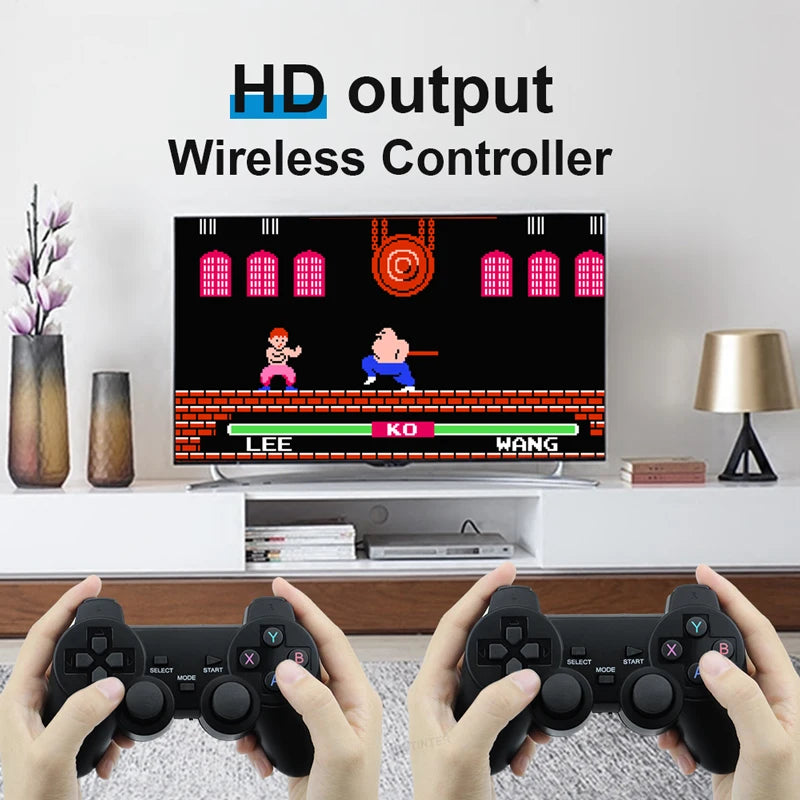 M8 TV Games console 128G Retro Handheld 40000 Games Player 4K HD Video Game Stick 2.4G Double Wireless Controller