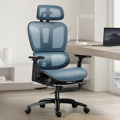 UVR Mesh Office Chair Ergonomic Design Sitting Comfort Reclining Old Bench with Footrest Gaming Computer Chair Furniture