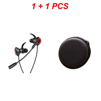 Gamer Headphones Wired Earphone Gaming Earbuds With Mic For Pubg PS4 CSGO Casque Phone Tablet Laptop Universal Game