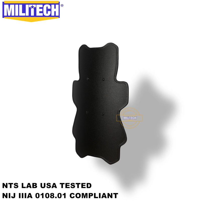 MILITECH Contoured NIJ IIIA Ballistic Bulletproof Tactical Shield With Stable Support Platform For Enhanced Shooting Aiming SWAT