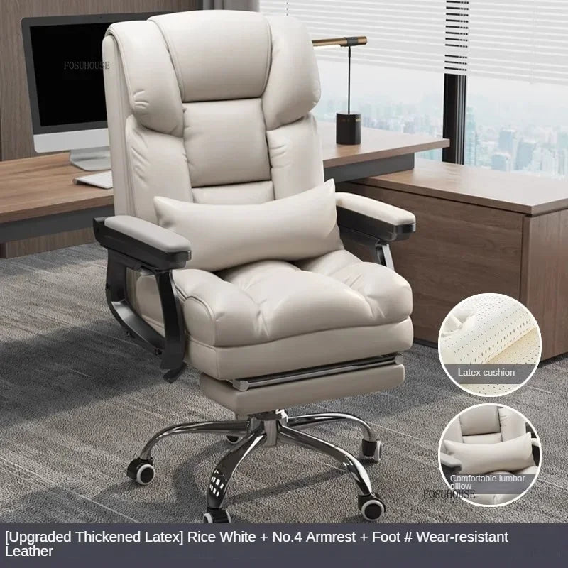 Comfortable Long-term Sitting Office Chairs Reclining Sofa Seat Office Boss Chair Home Dormitory Gaming Chair Office Furniture B