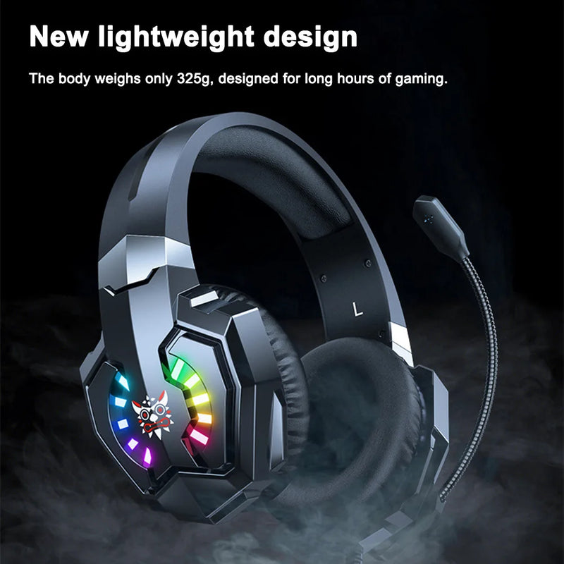 Wired Gamer Headset Noise Cancelling Stereo Gaming Headphones USB & 3.5mm Jack Game Earphones for PS4 XBox One PC Laptop Tablet