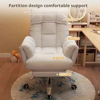 Lazy sofa Computer Chair Esports Live Broadcast Gaming Chair Study Nap Chair Office Reclining Floor Chair Bedroom Dressing Chair