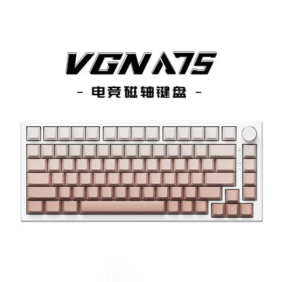 Vgn A75 Esports Magnetic Switch Mechanical Keyboard With Knob Wired Keyboard Keycaps PBT Hot Swap Custom Keyboard For Win/Mac