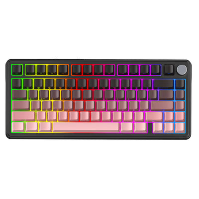 ATTACK SHARK X85 & X85Pro Wireless Mechanical Gaming Keyboard, 75% Layout, Hot Swappable, RGB, Bluetooth, PBT, Gasket Design