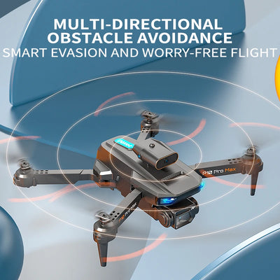 P10 Pro Drone Comes With High-Definition Camera 8k WiFi FPV High-Definition Dual Folding RC Quadcopter Height Maintainer Toys