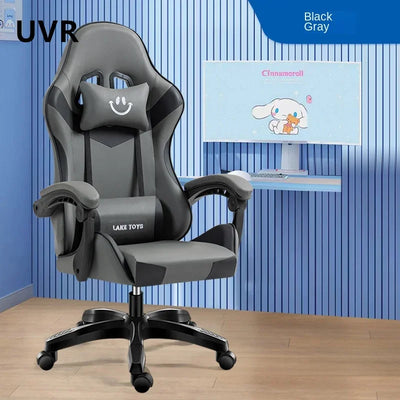 UVR Home Gaming Chair Female Anchor Live Broadcast Room Swivel Chair Ergonomic Backrest Chair Professional Computer Game Chair