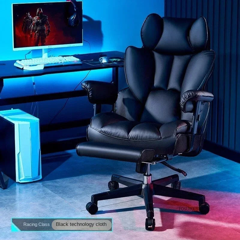 Luxury Comfortable Office Chairs Large Load-bearing Gaming Chairs Home Backrest Computer Chair Long-term Sitting Office Chair P