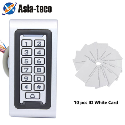 IP67 Waterproof Backlight RFID Door Access Control Reader Keypad 1000 Users Door Bell 125KHz DC 12V EM Card door opener