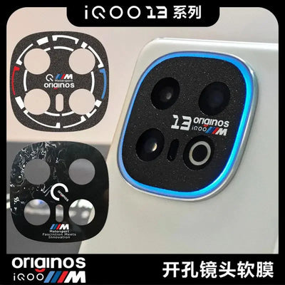 Camera Lens Case For VIVO IQOO 13 3Pcs Graffiti Matte Anti-scratch Phone Cover For IQOO 13 Lens Film Shockproof Bumper