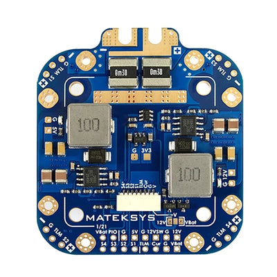 1/2PCS Mateksys FCHUB 12S V2 Distribution Board Hub Power PDB 5V&12V BEC Built-in Current Sensor For RC FPV Drone Multicopter