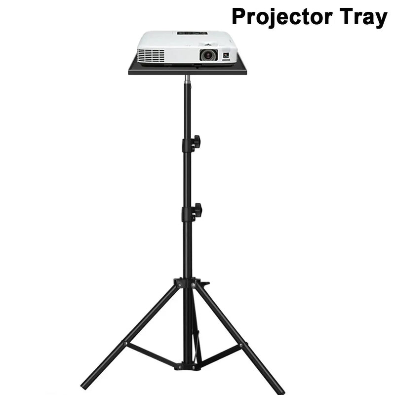 Projector Bracket Travel Tripod Stand Extendable Tabletop Floor Projector Stand For DSLR Camera Laptop Platform Holder Outdoor