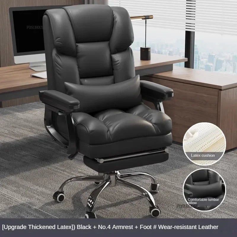 Comfortable Long-term Sitting Office Chairs Reclining Sofa Seat Office Boss Chair Home Dormitory Gaming Chair Office Furniture B