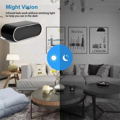 Newly upgraded 4KHD mini camera with upgraded infrared night vision, remote viewing, WIFI connection, and mobile detection