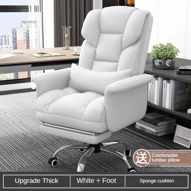 Comfortable Long-term Sitting Office Chairs Reclining Sofa Seat Office Boss Chair Home Dormitory Gaming Chair Office Furniture B