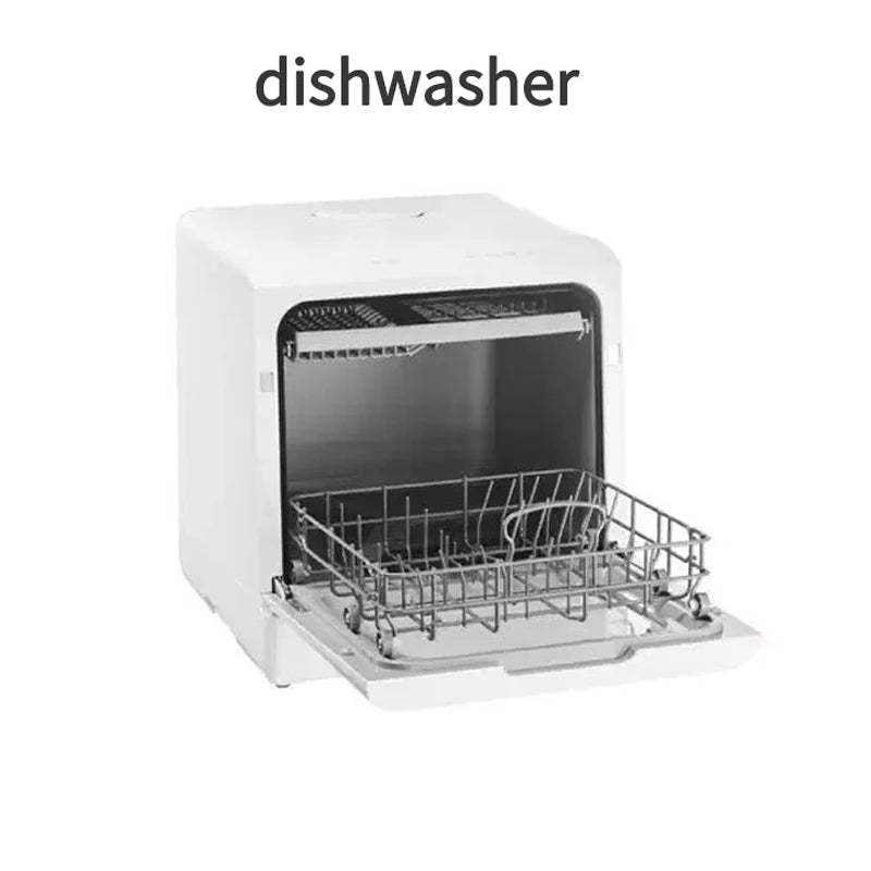 50Hz 4 Sets Table Dishwasher Automatic Intelligent Fruits And Vegetable Integrated Portable Dishwasher Without Installation 220V