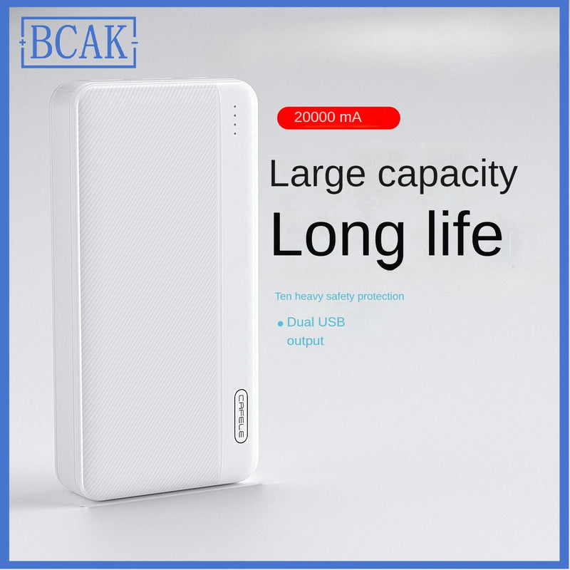 Large Capacity Power Bank 200000mAh 20000mah Fast Charging Portable for Android Mobile Phone Universal BCAK