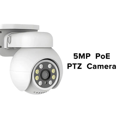 5MP PoE IP Camera Smart AI Security Camera Outdoor Waterproof One Way Audio For CCTV Video Surveillance NVR Onvif