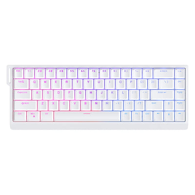 HE65 Wired Gaming Mechanical Keyboard 68 Keys RGB Backlit Gamer Keyboards Hot Swappable keyboard for ESports Office