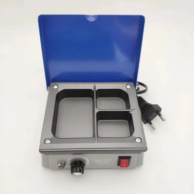 Dental Digital Waxing Pot Carving Warmer 3 Tri-Slot Paraffin Wax Melter Heater Dipping Dental Lab Equipment Dentistry Tool